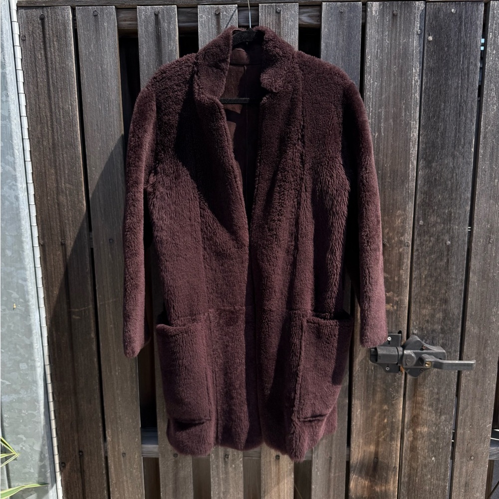 Vince Shearling Jacket Size Xs - image 3